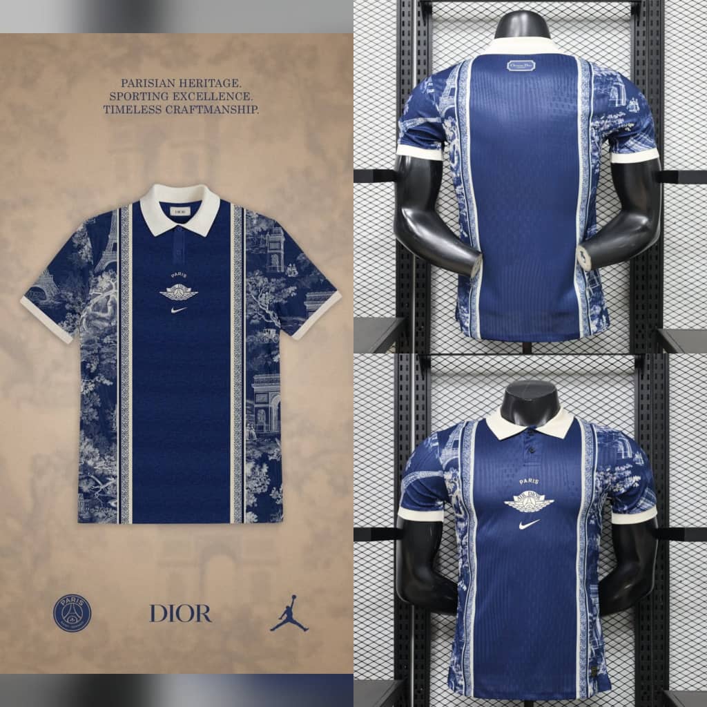 PSG × DIOR Fan Edition Shirts