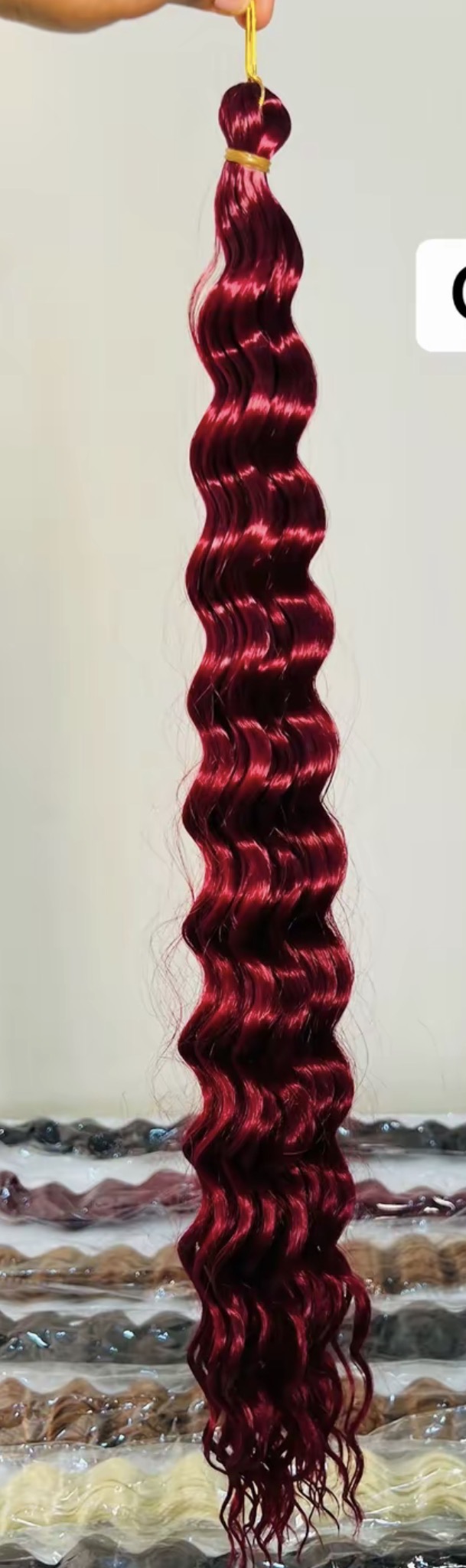 Deep wave (Colour:Burgundy