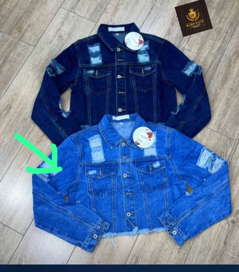 Denim Cropped Jacket