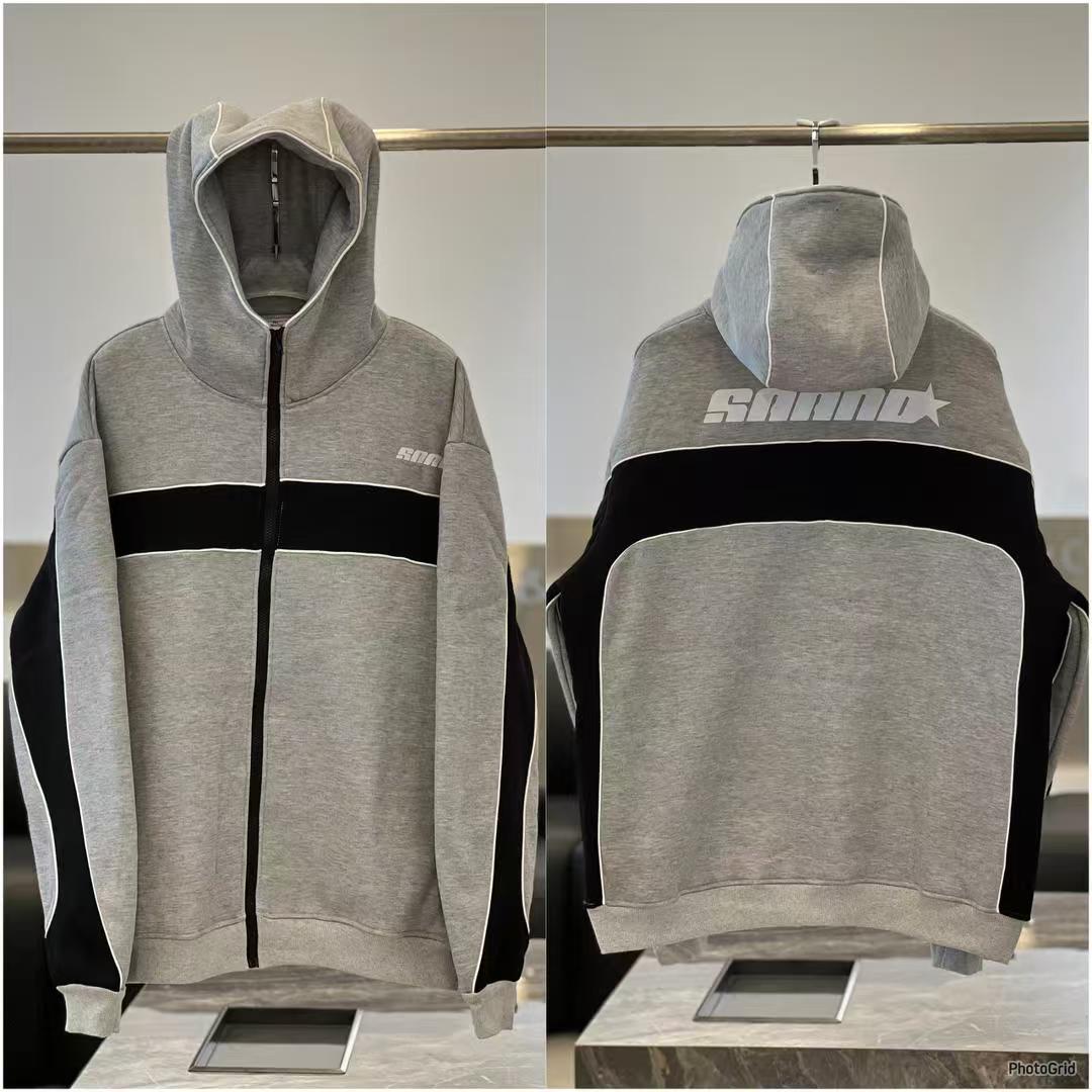 Zip down hoodie