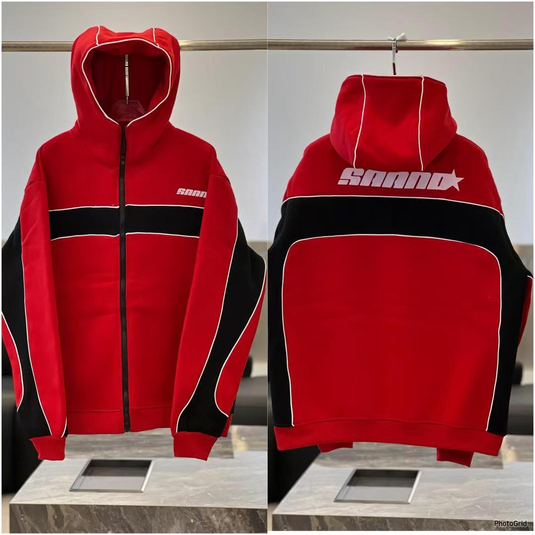 Zip down hoodie