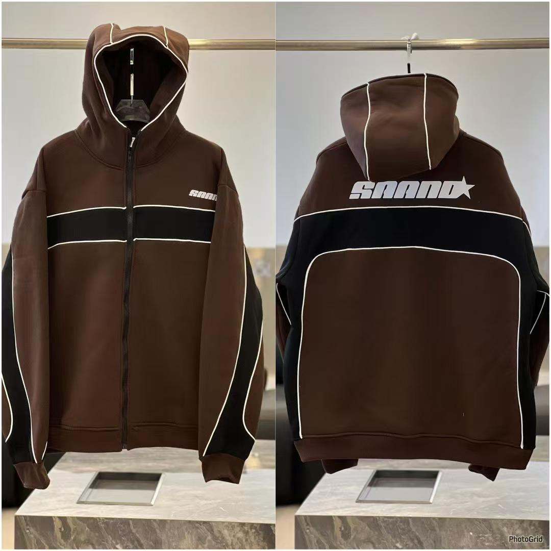 Zip down hoodie