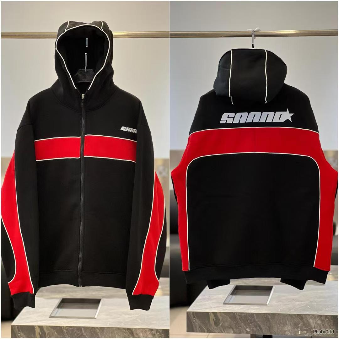 Zip down hoodie