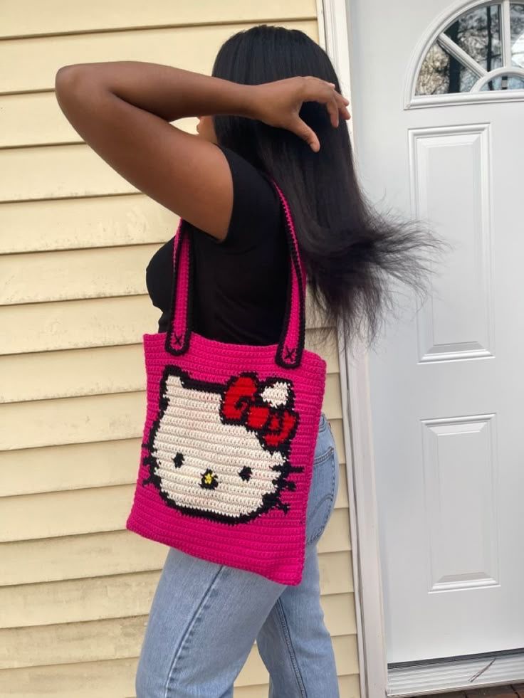 Hello kitty tote bag