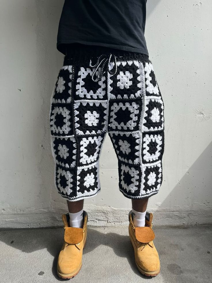 Granny square jorts