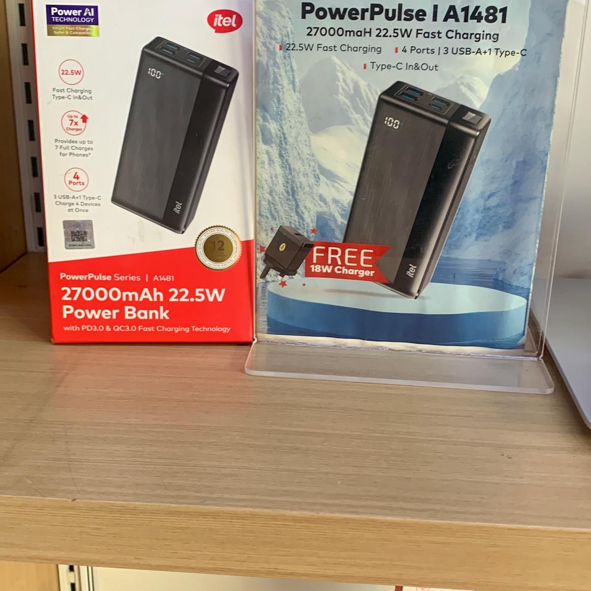 Itel 27,000mAh Power Bank
