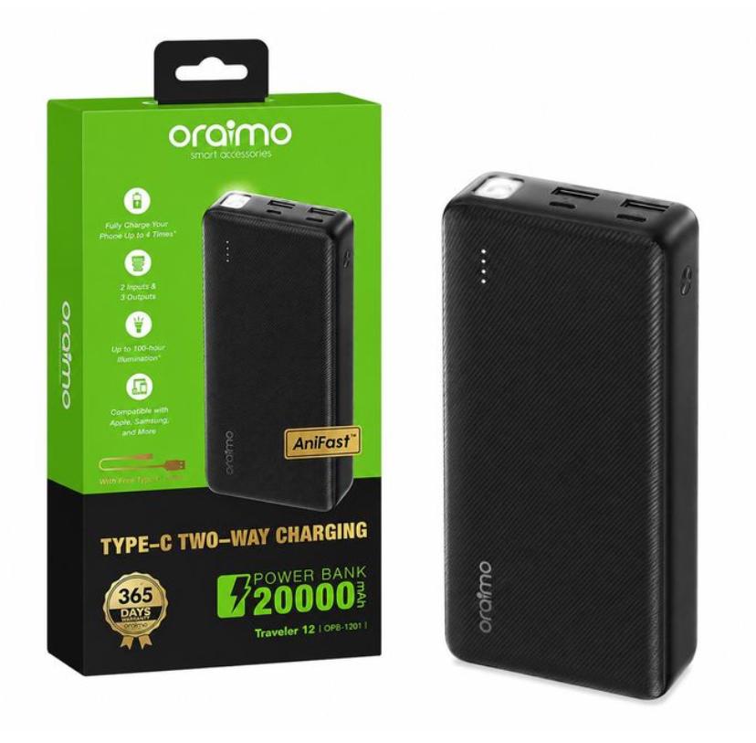 Oraimo 20,000mAh Power Bank