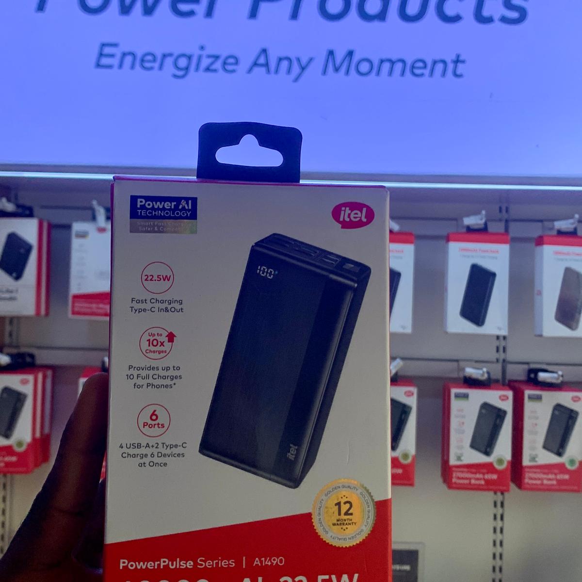 Itel 40,000mAh Power Bank