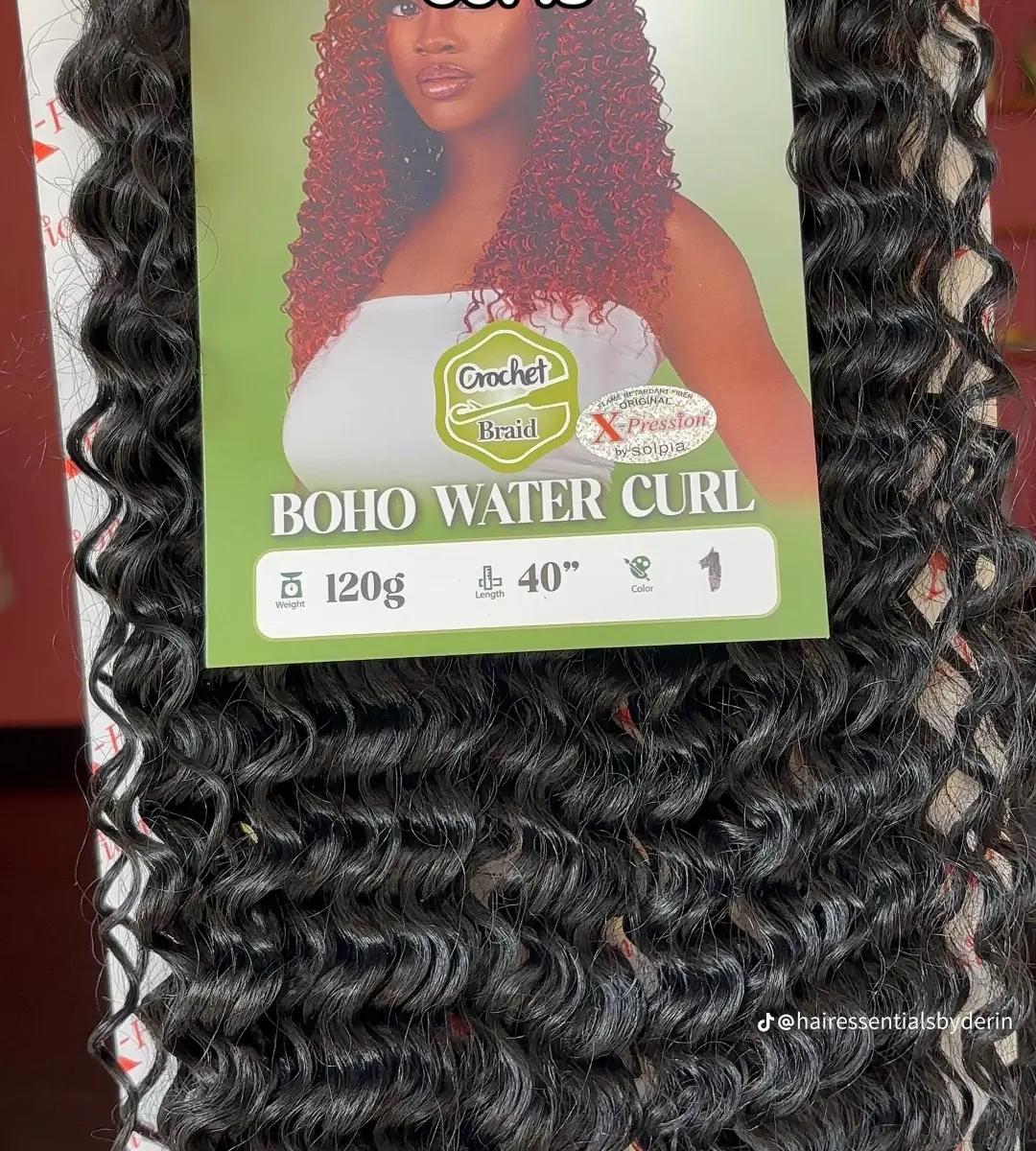 X-pression boho water curls colour 1