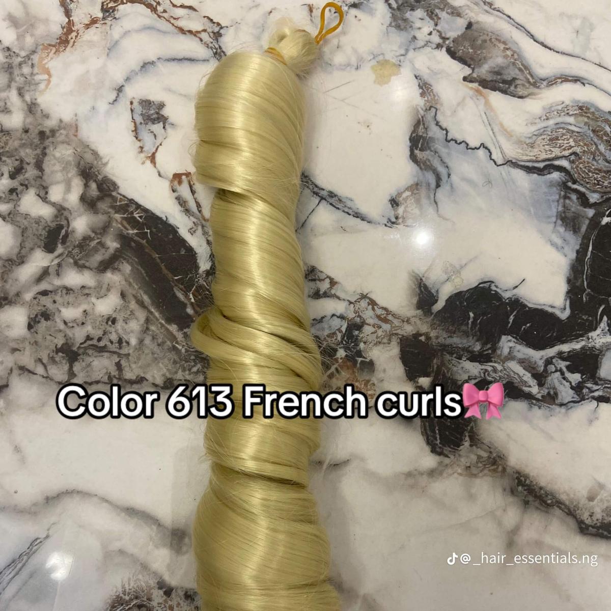 Colour 613 french curls braiding extension