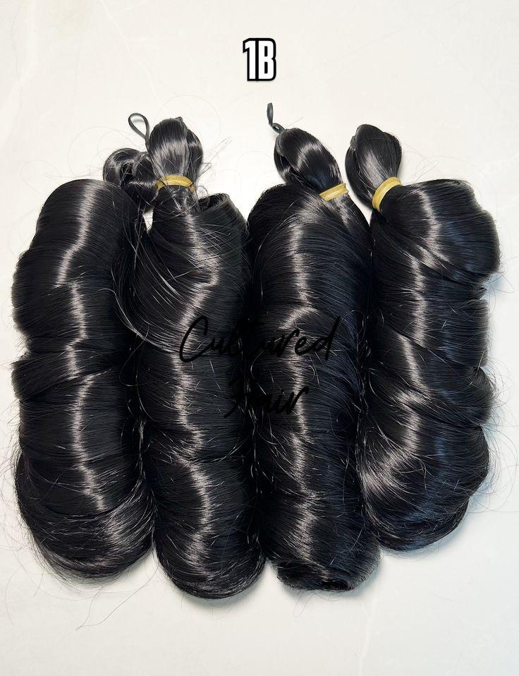 Colour 1B french curls braiding extension
