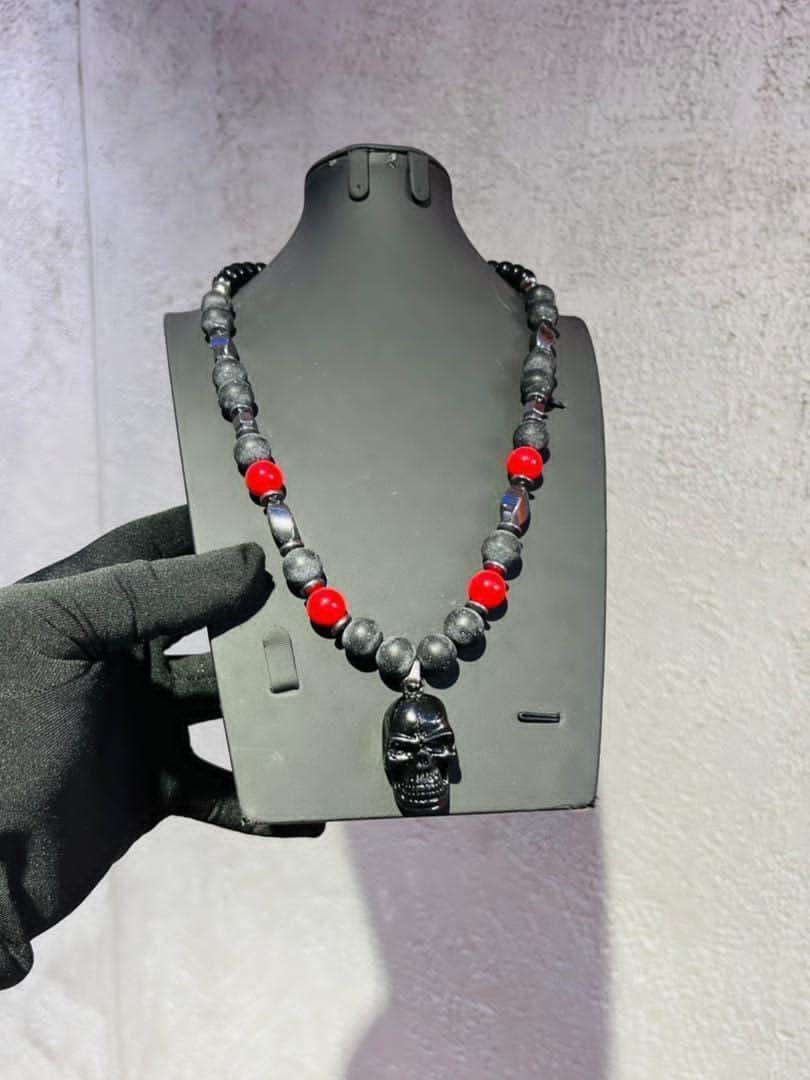 Men bead necklace