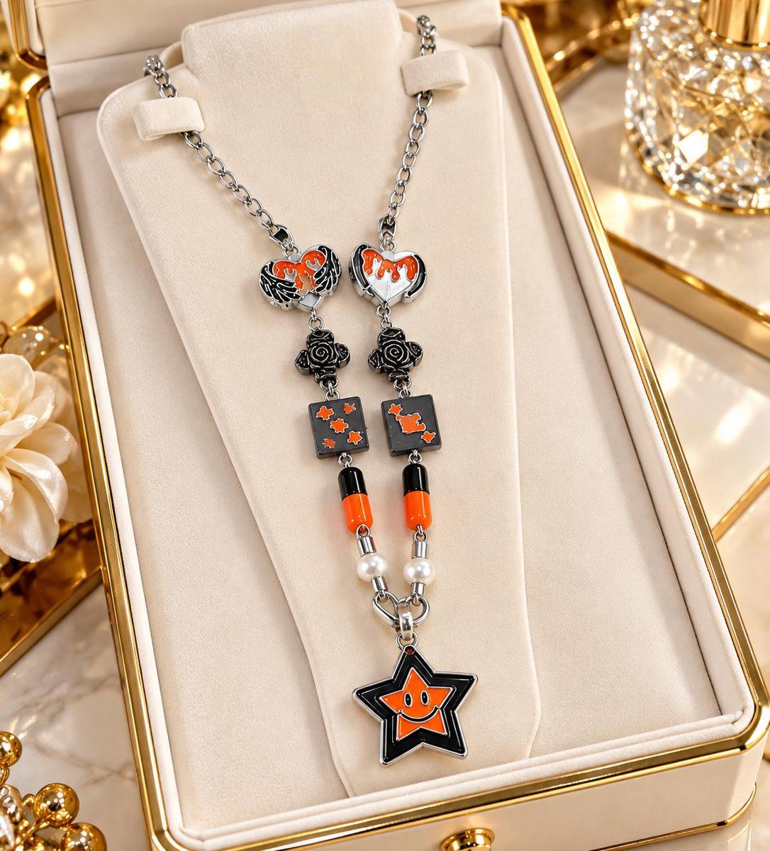 Unisex Beaded necklace