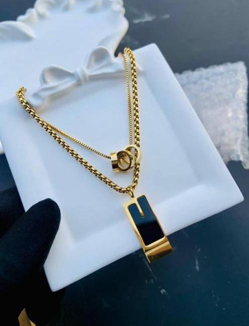 Two in one unisex necklace