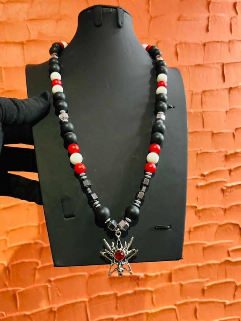 Men bead necklace
