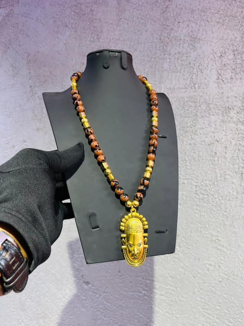 Men bead necklace