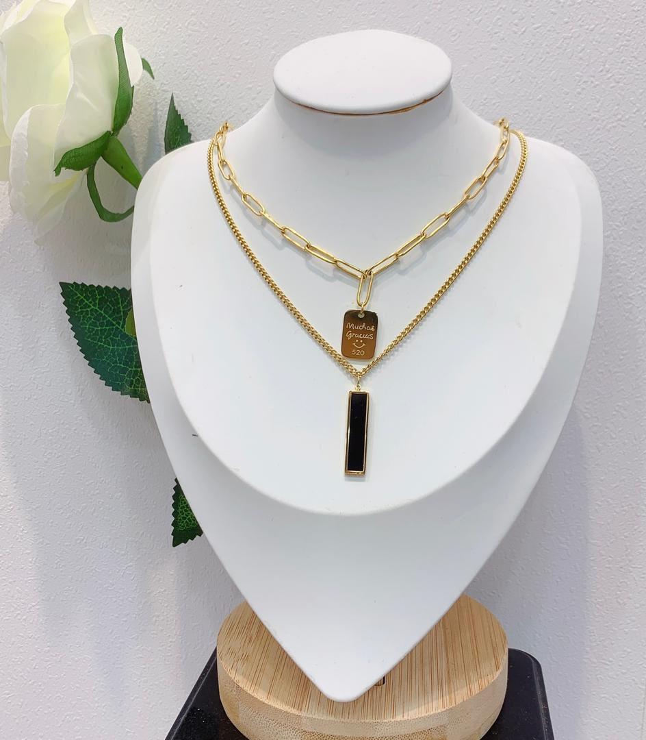 Two in one unisex necklace