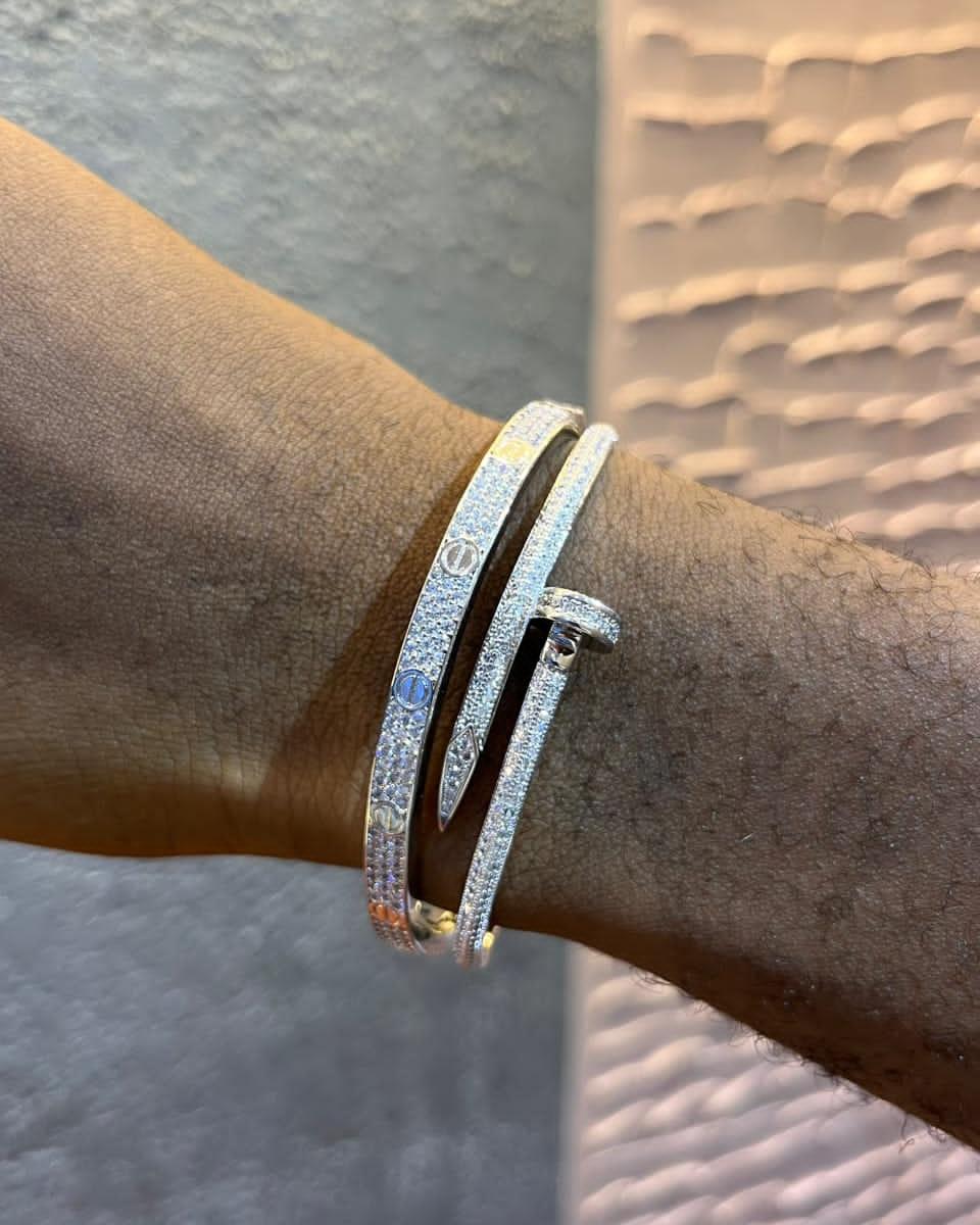 Ice Cartier & nail Bangle