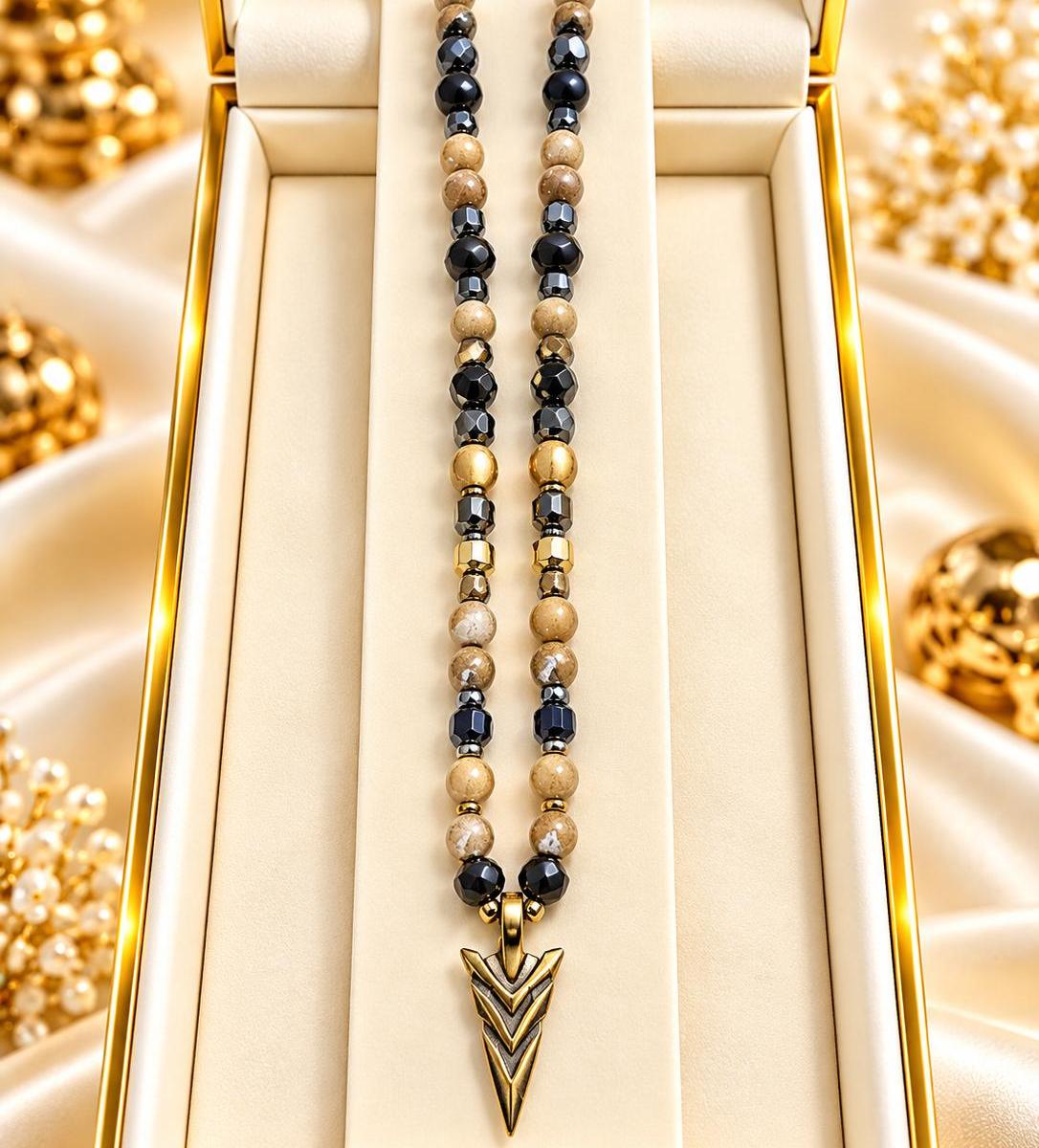 Unisex Beaded necklace
