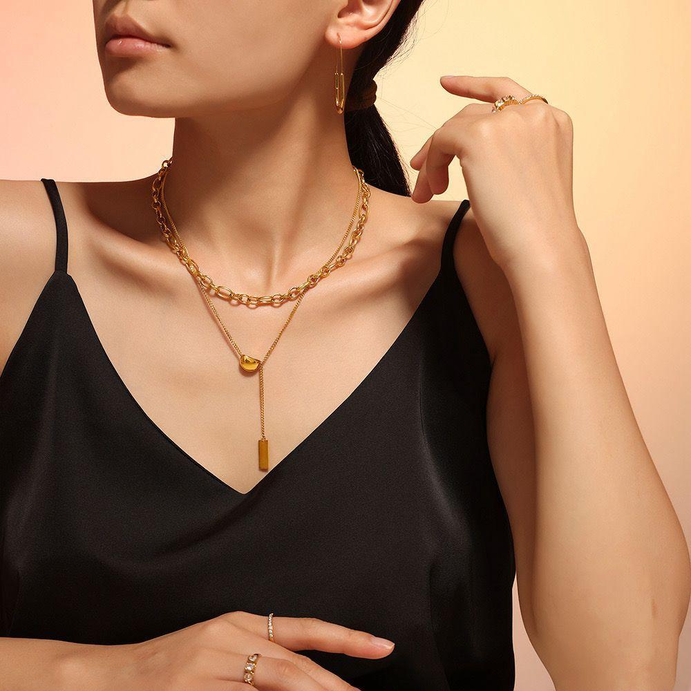Two in one unisex necklace