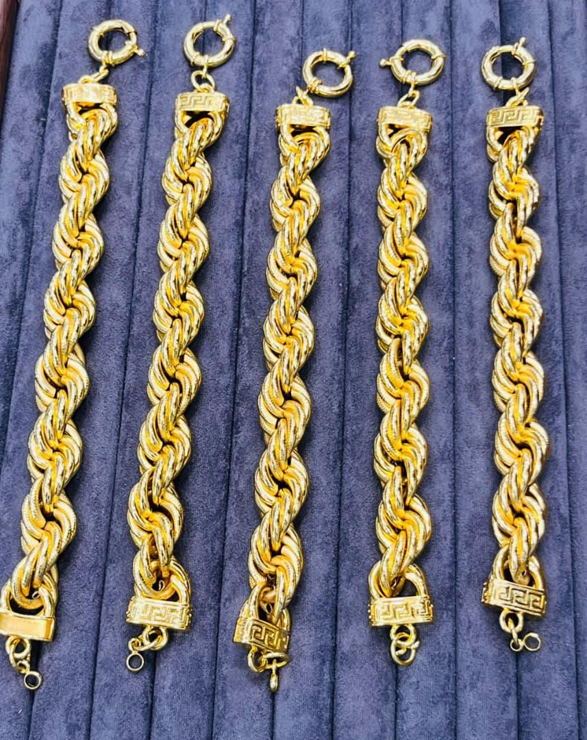 Gold plated bracelet