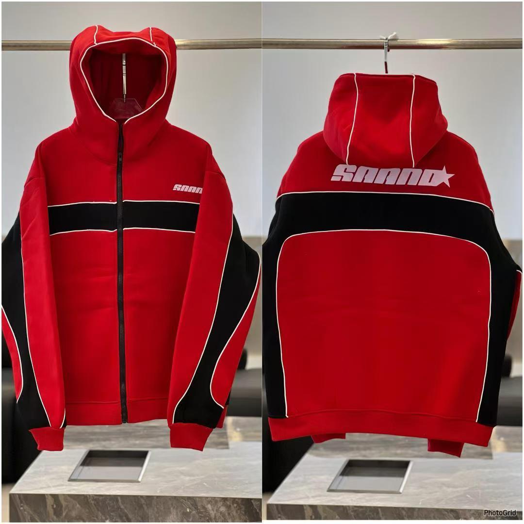 Zip down hoodie