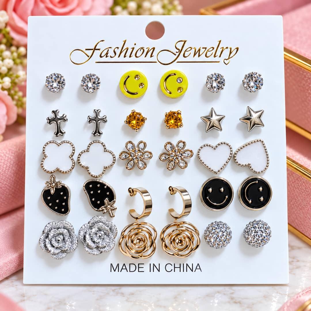 Stud earrings