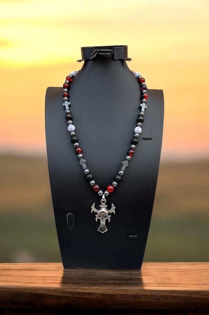 Men bead necklace