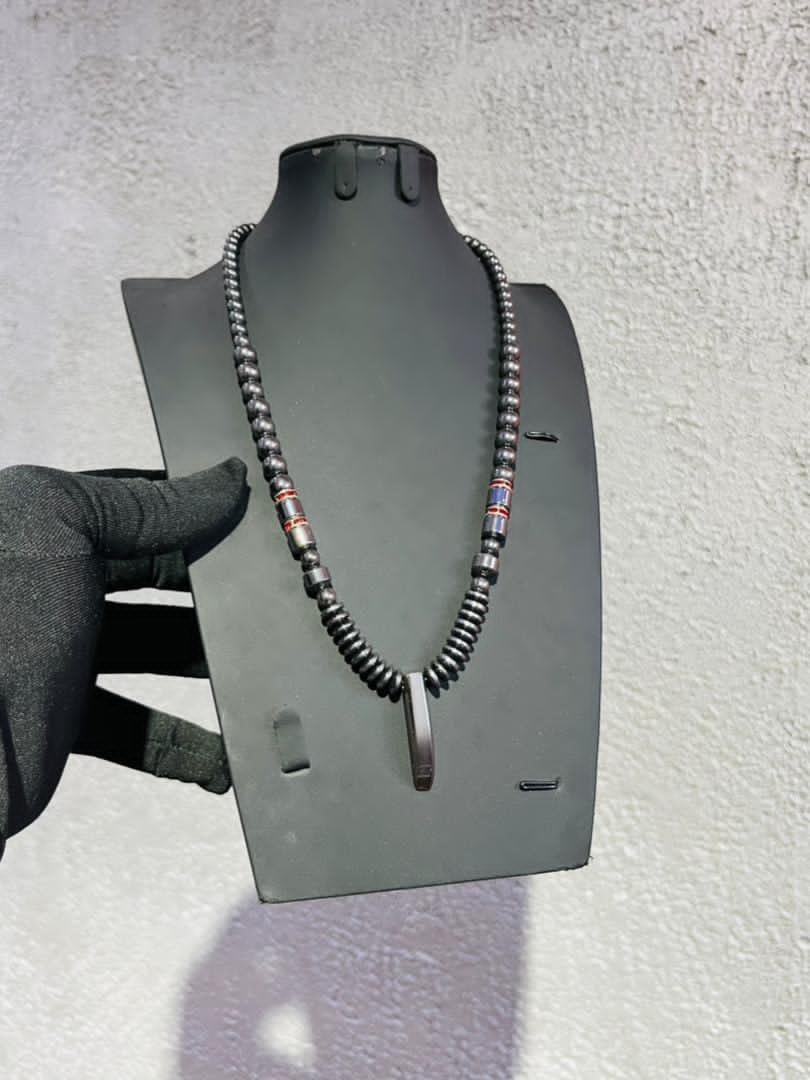 Men bead necklace ml
