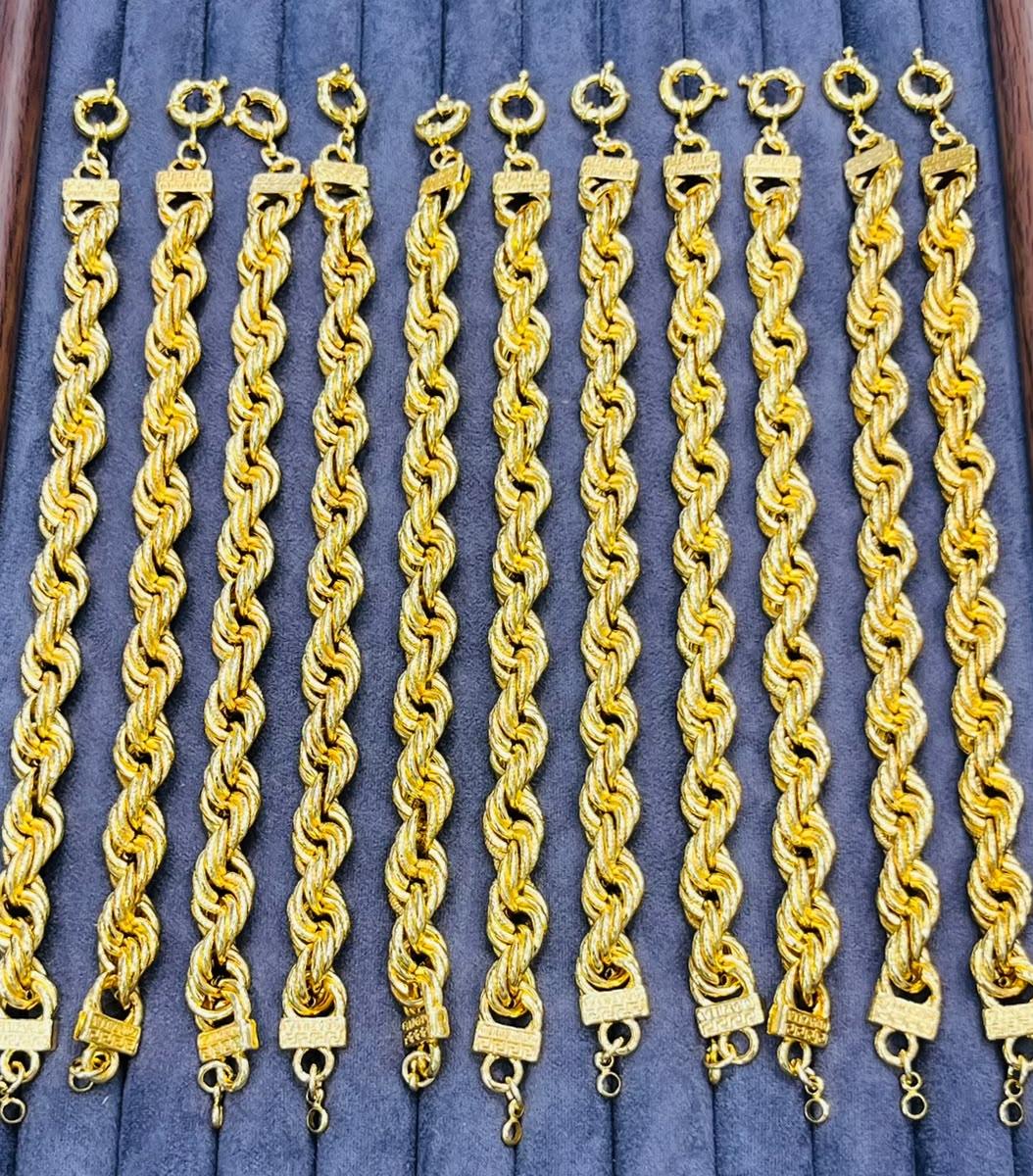 Gold plated bracelet