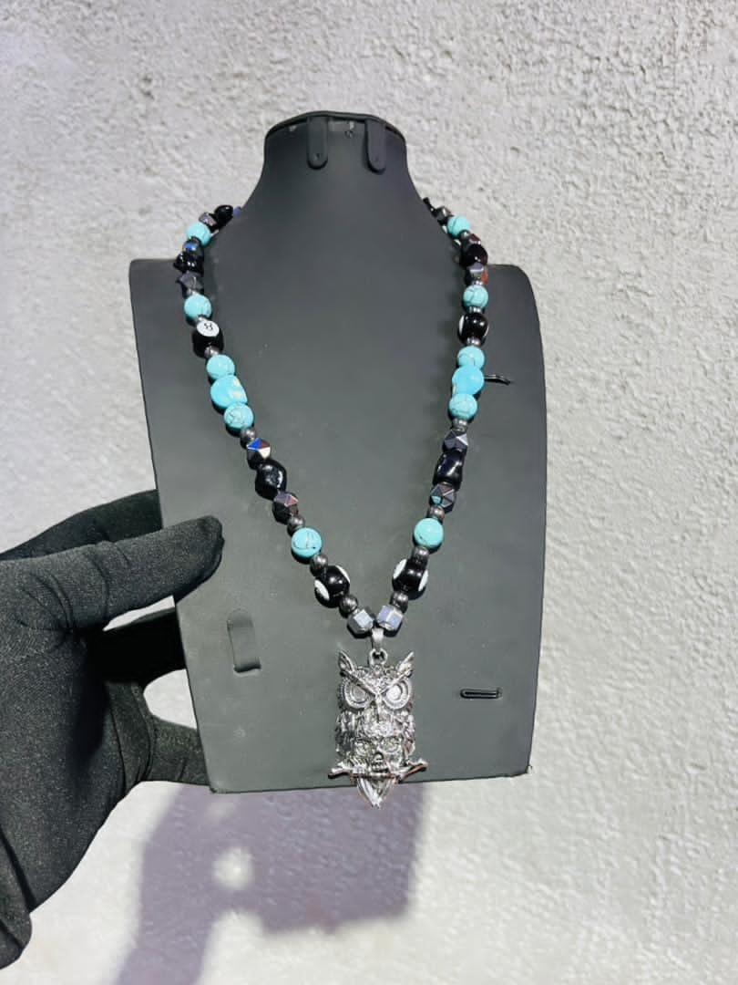 Men bead necklace