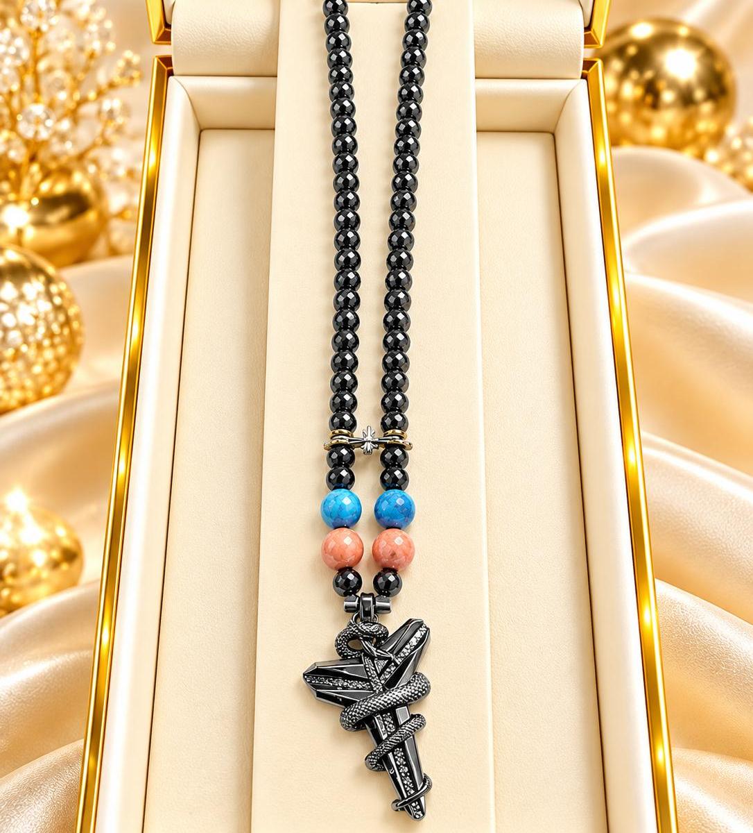 Unisex Beaded necklace
