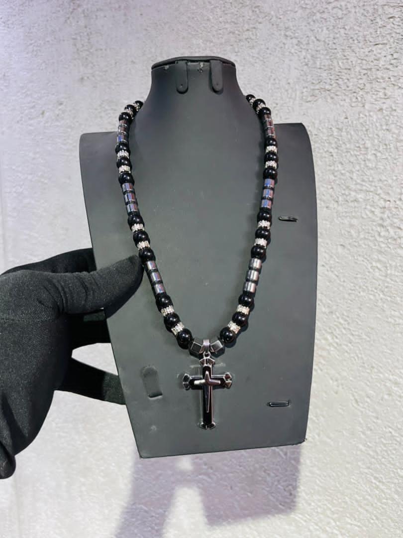 Men bead necklace