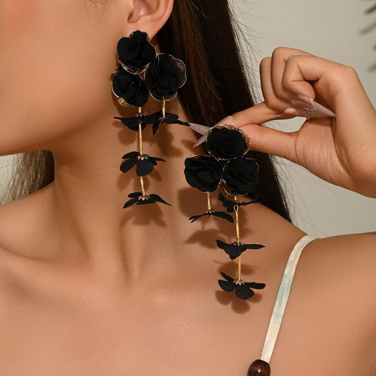 Floral earring