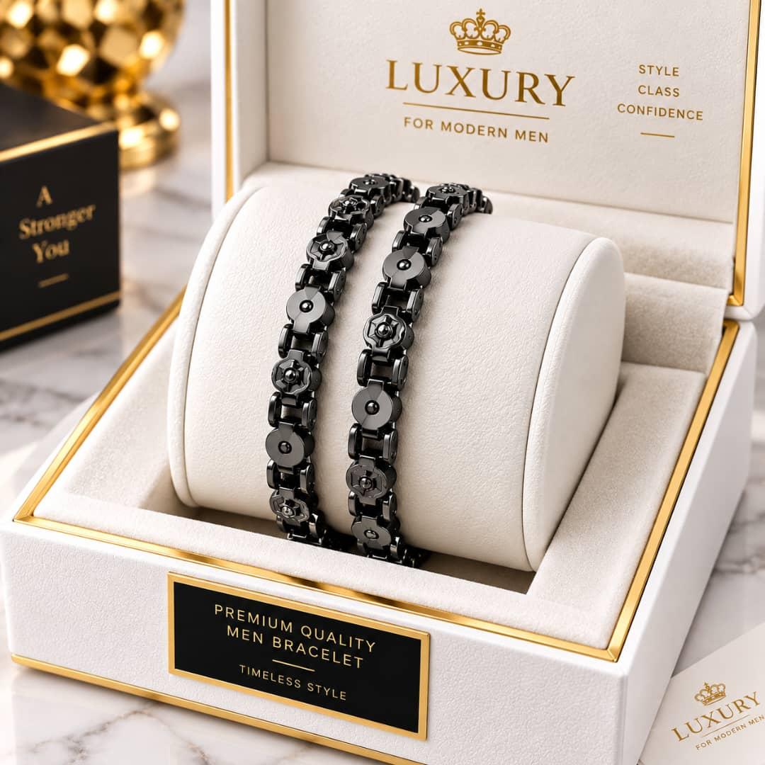 Non tarnish stainless steel men bangle