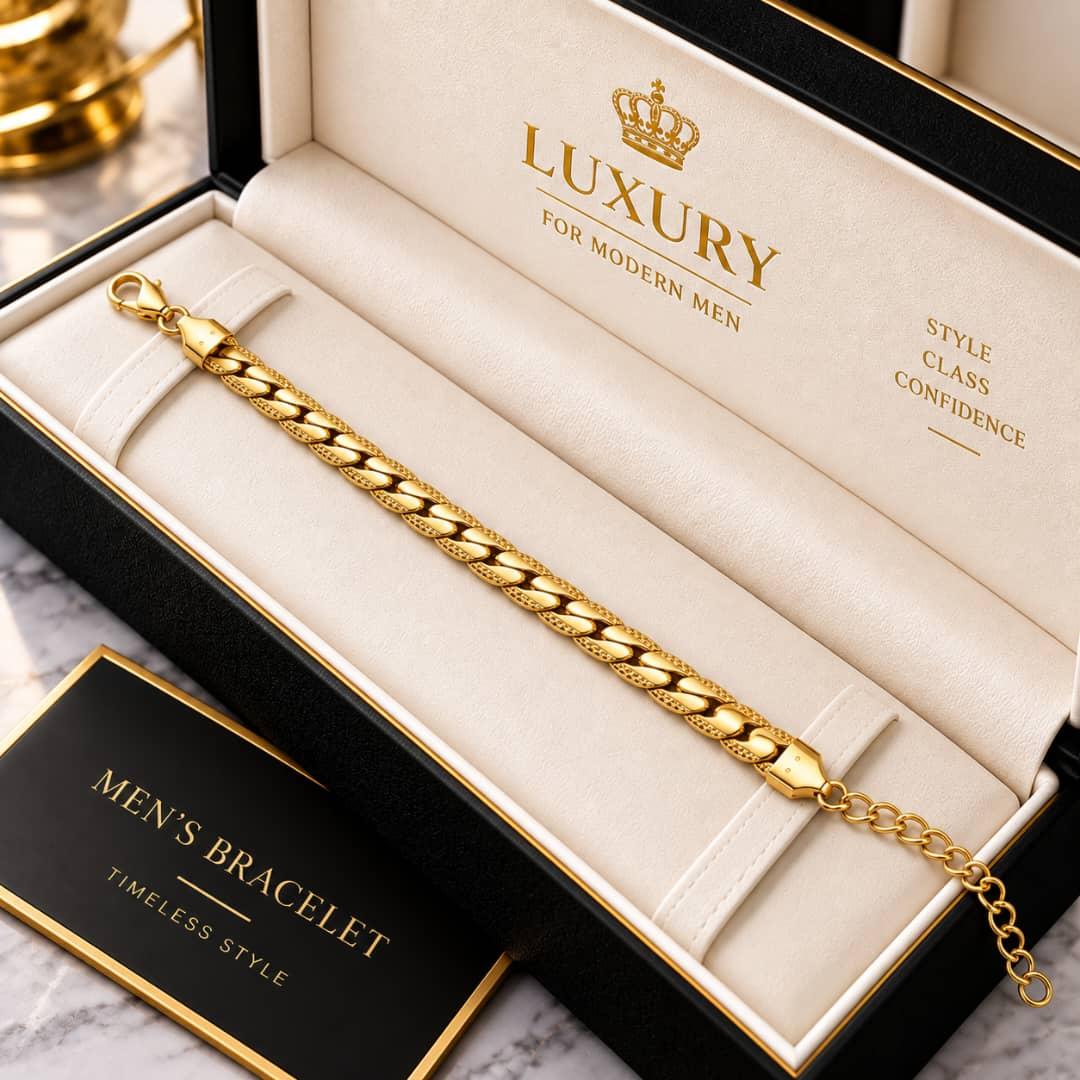 Stainless steel Men bracelet