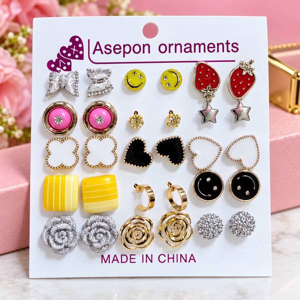 Stud earrings