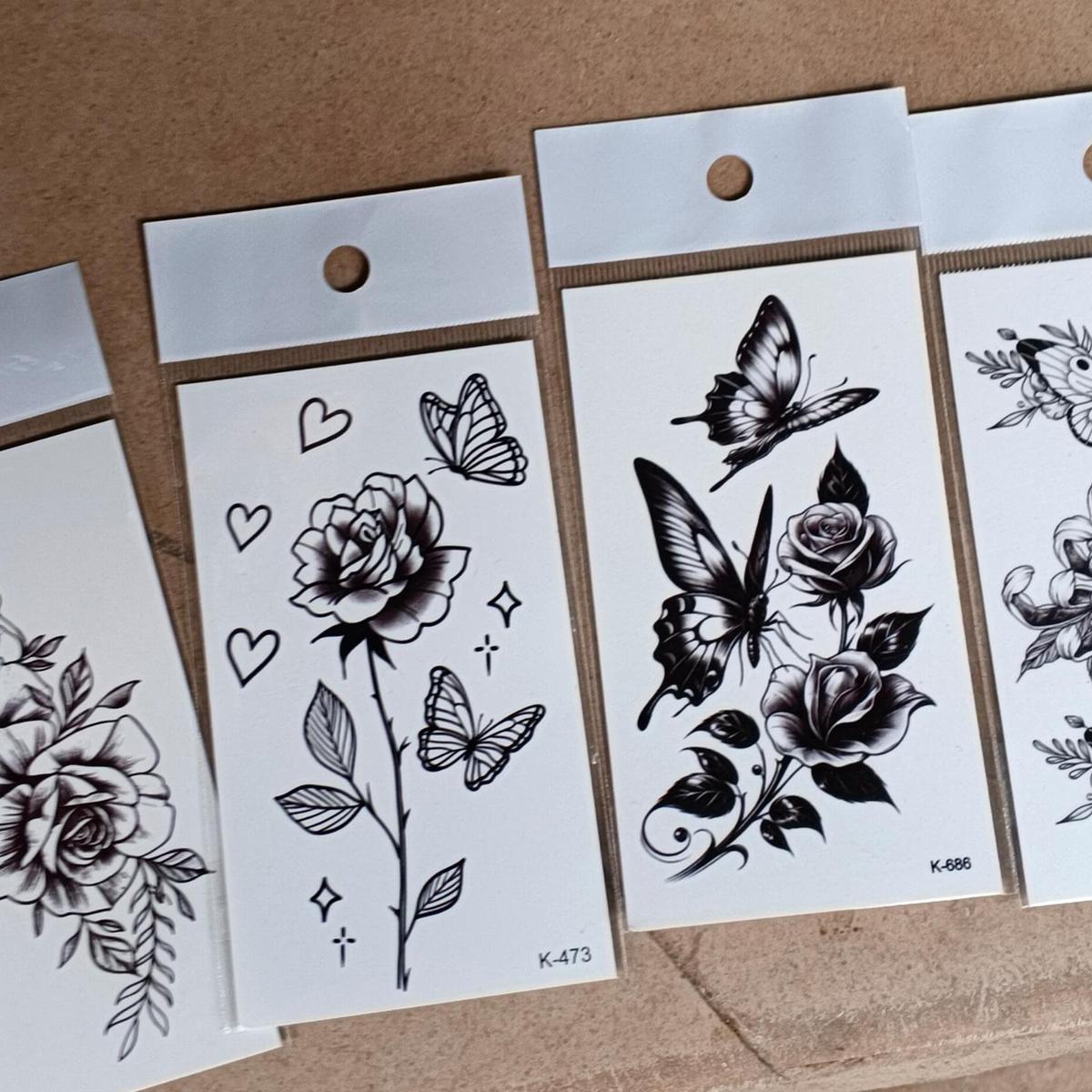 Temporary tattoo stickers
