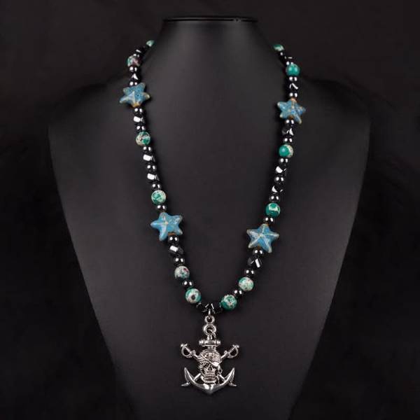 Men bead necklace