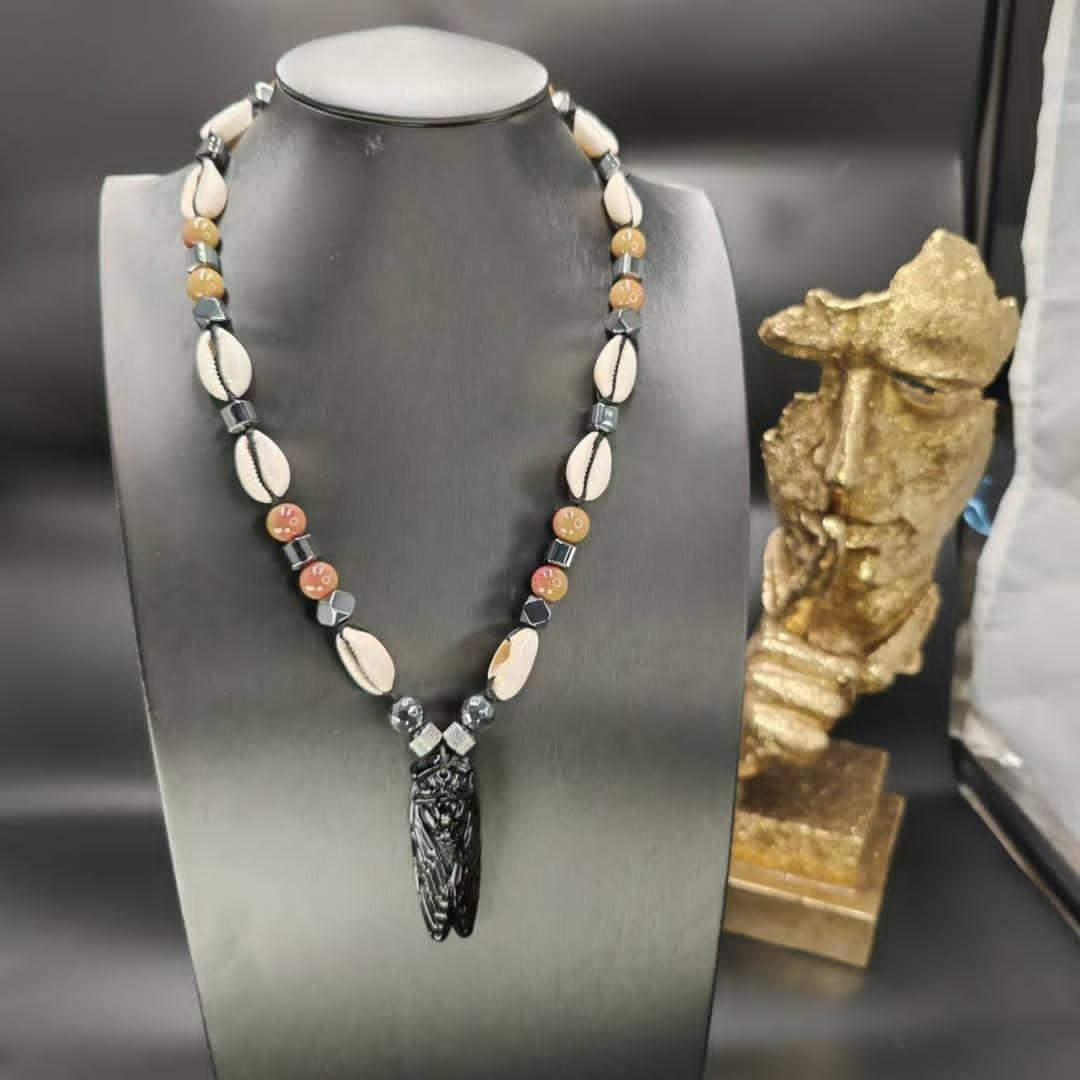 Men bead necklace
