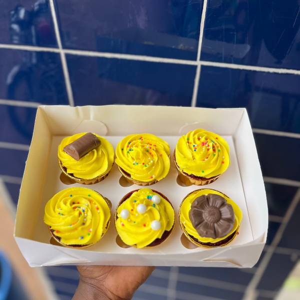 Box of 6 cupcake