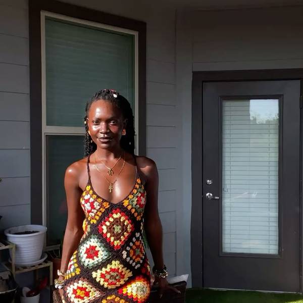 Granny square dress