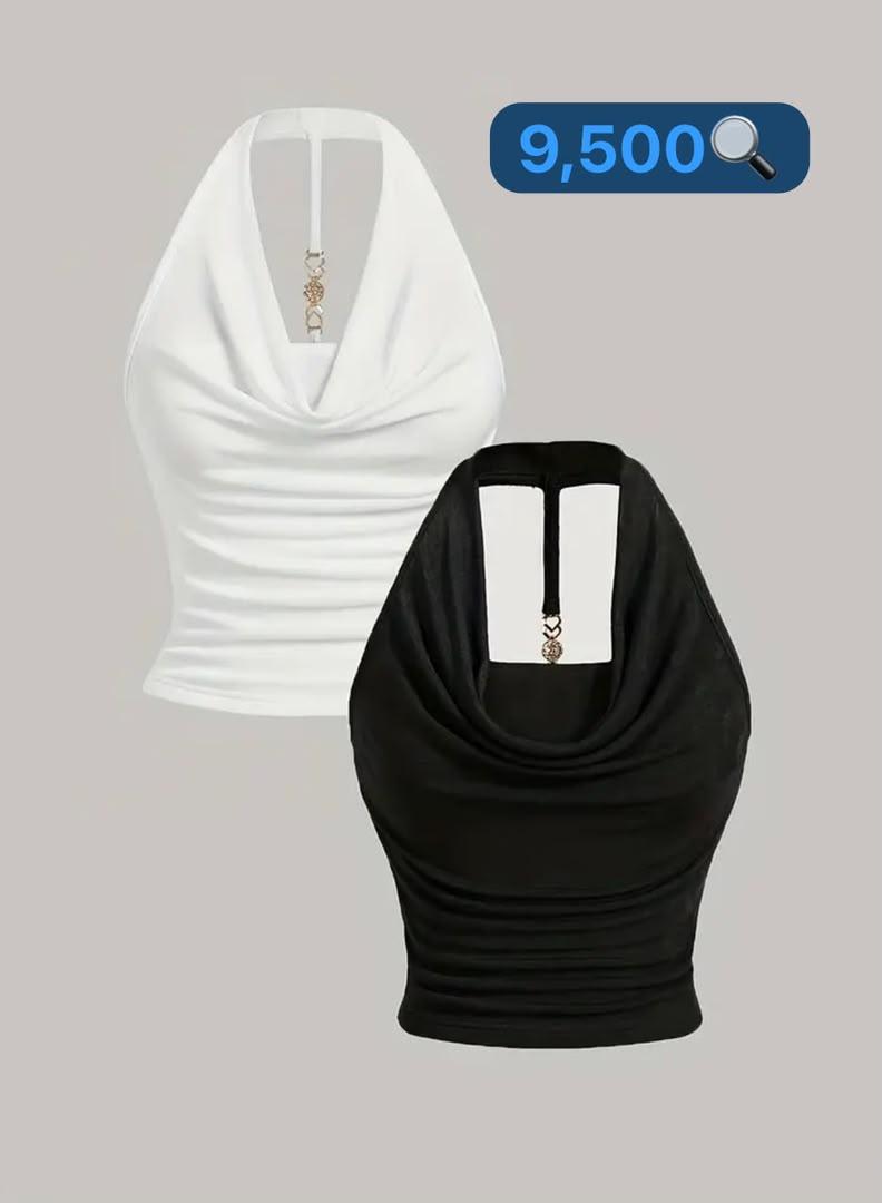 Cowl Halter Top