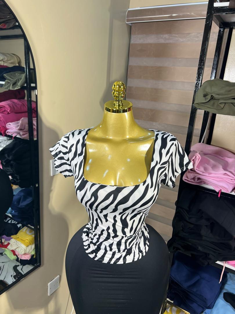 Square Neck Crop Top