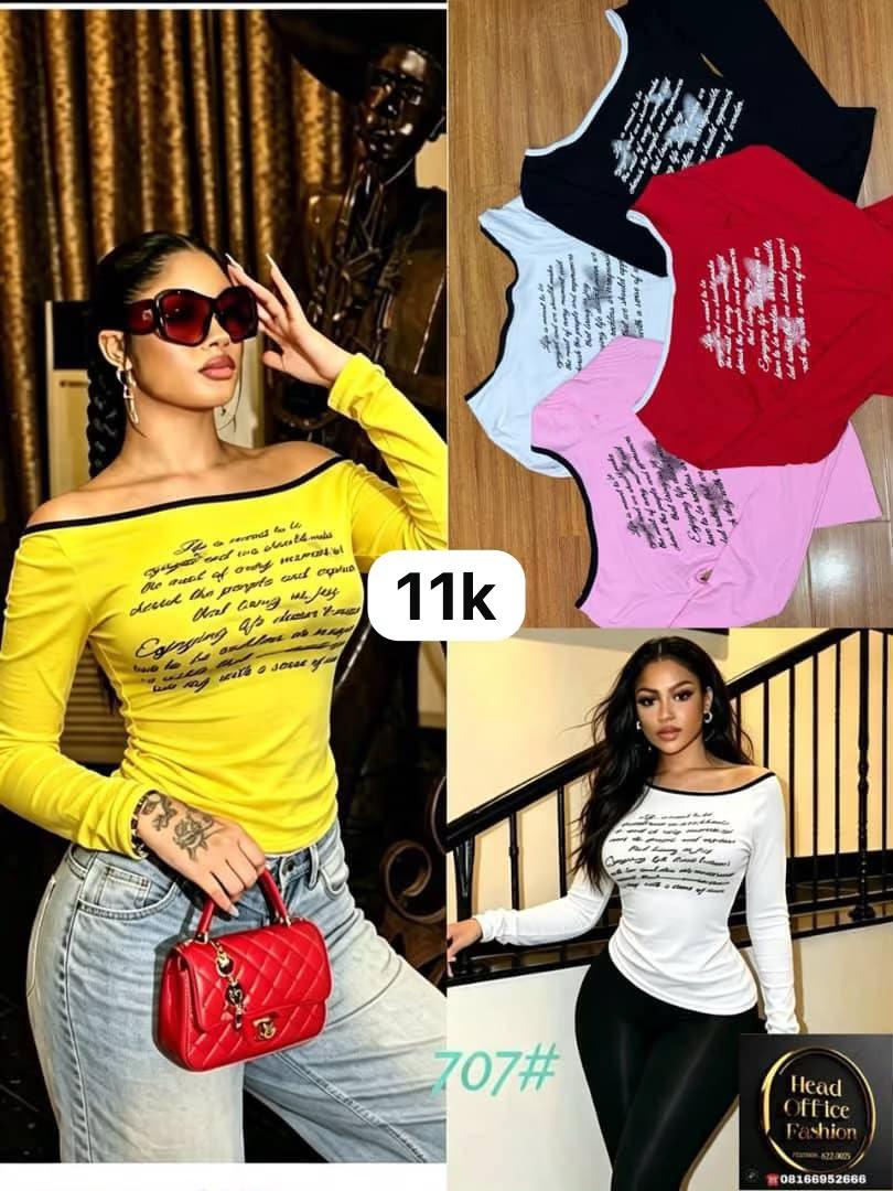 Offshoulder longsleeve basictop
