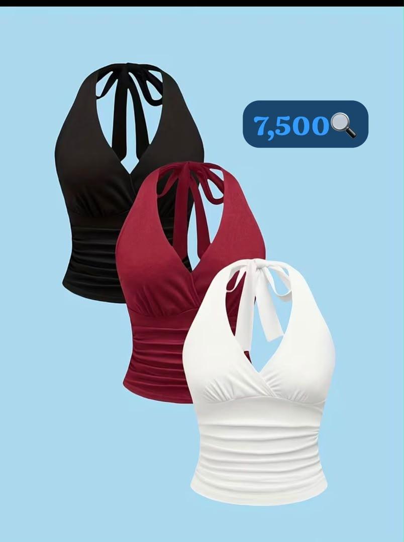 Backless Halter Top
