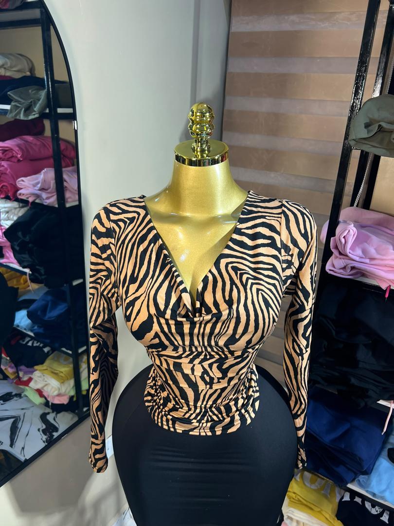 V-Neck Crop Top