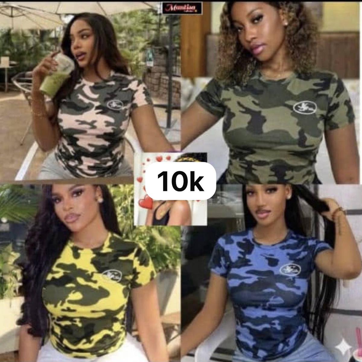 Camouflage basic top
