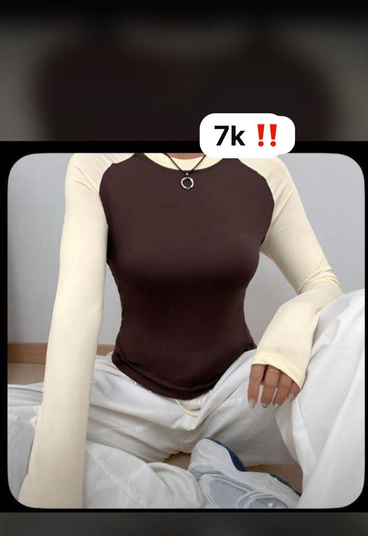 Raglan long sleeve top