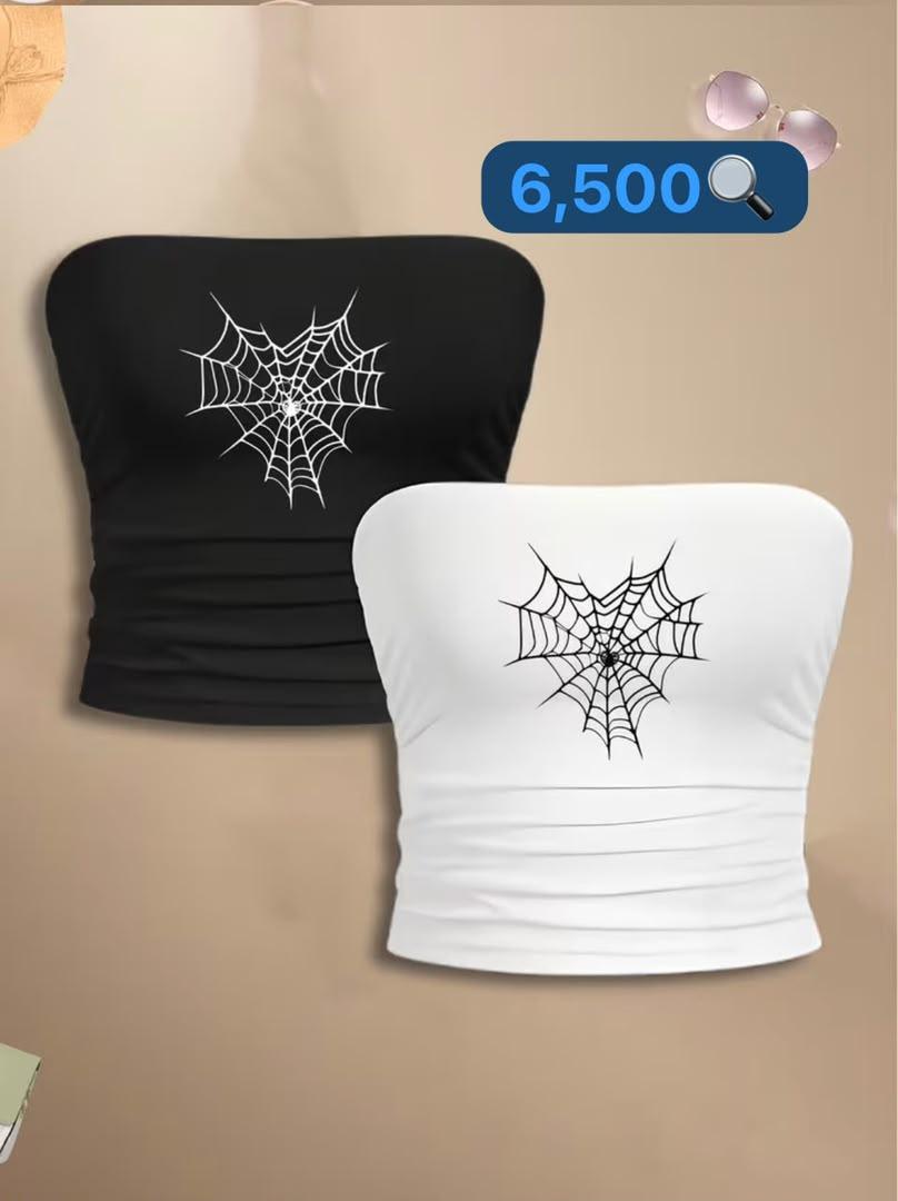 Spiderweb tube tops